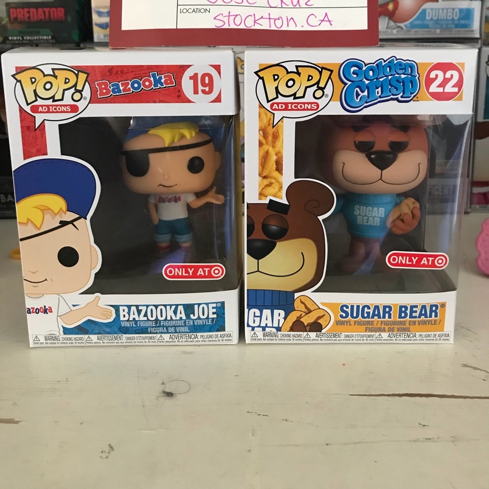 Funko Pop AD icons set